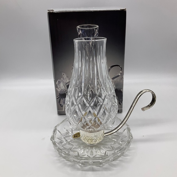 TRIUMPH LEAD CRYSTAL CANDLE LAMP MADE IN GERMANY - Picture 9 of 10